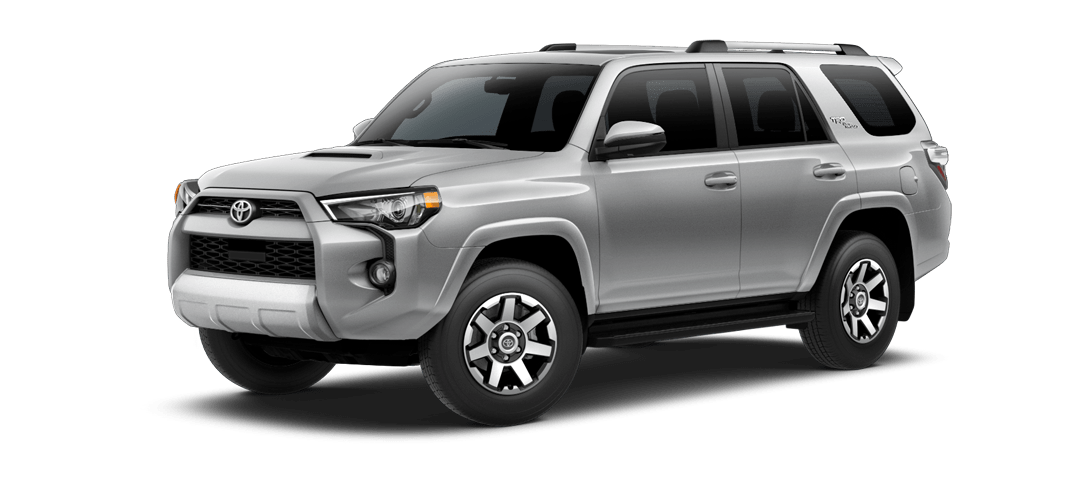 2023 toyota 4runner trd off road silver front view