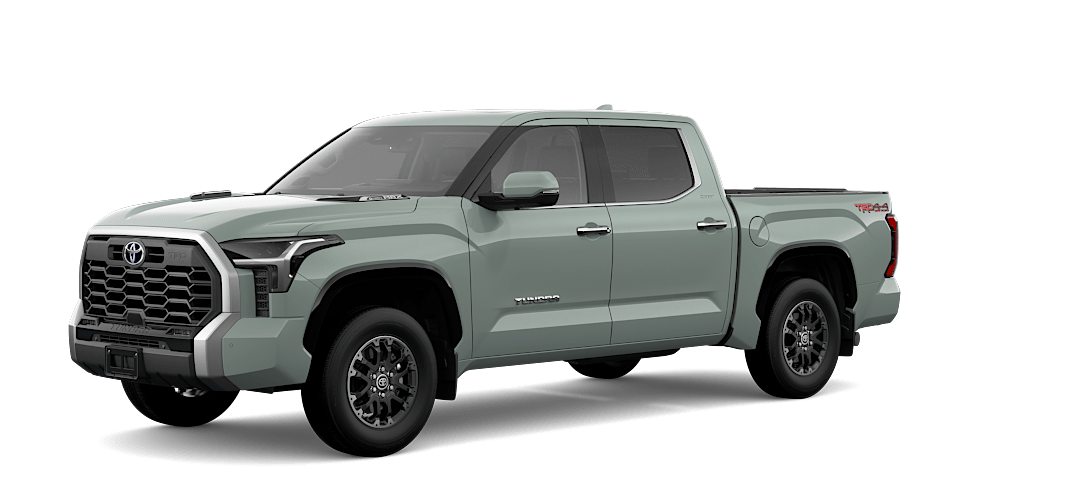 2023 toyota tundra hybrid crewmax limited trd off road lunar rock front view